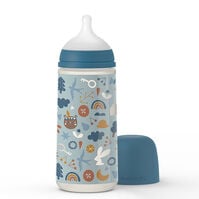 Biberón Flujo Denso Prints Tetina Fisiológica SX Pro  360ml-199432 Biberón Flujo Denso Prints Tetina Fisiológica SX Pro  360ml-199432 1